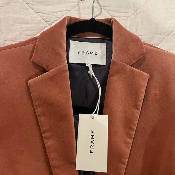 NWT FRAME Classic Blazer in Color: Old Rose - Picture 3 of 8